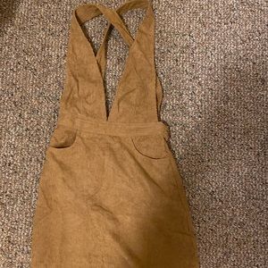 Kittenish Jenny Lynn Corduroy Overall Dress
